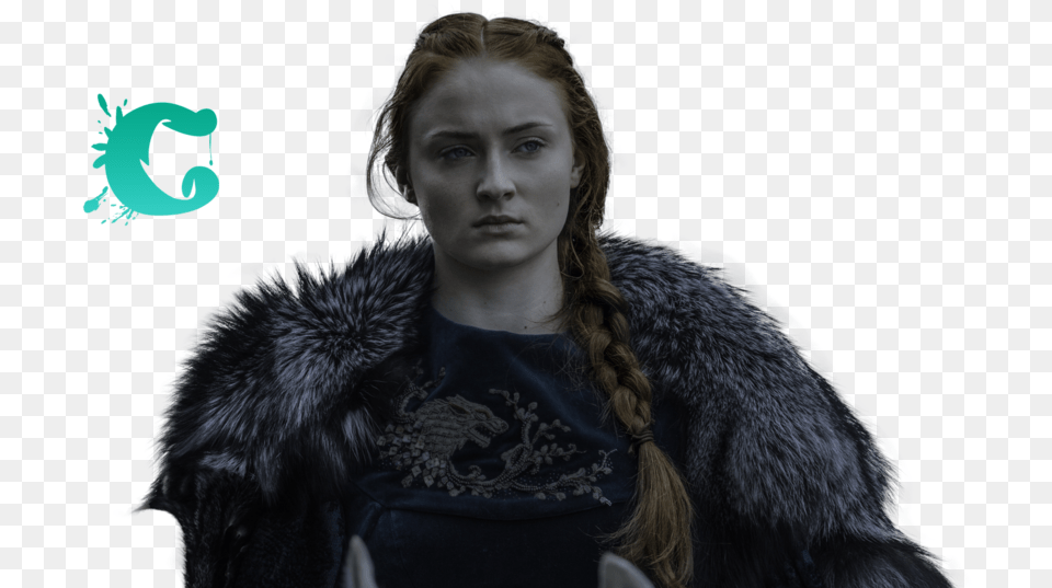 Sansa Stark Game Of Thrones Sophie Turner Got, Adult, Person, Fur, Female Free Png Download
