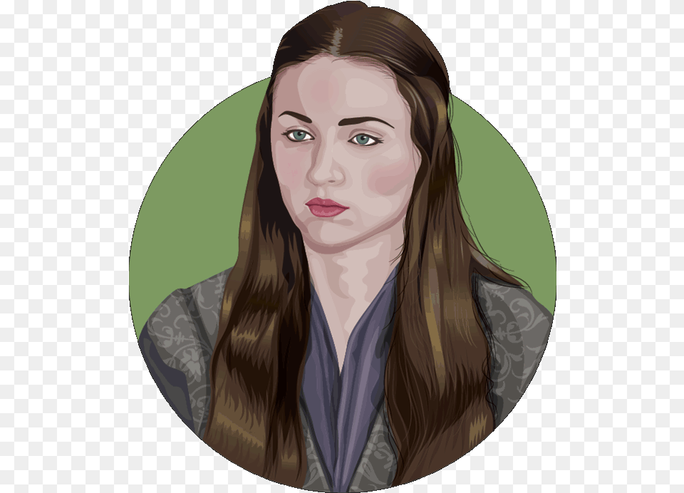 Sansa Stark Girl, Head, Art, Portrait, Face Png