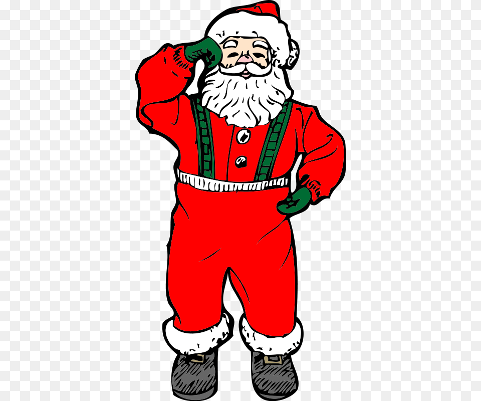 Santa And Friends Clipart Collection, Baby, Person, Face, Head Png