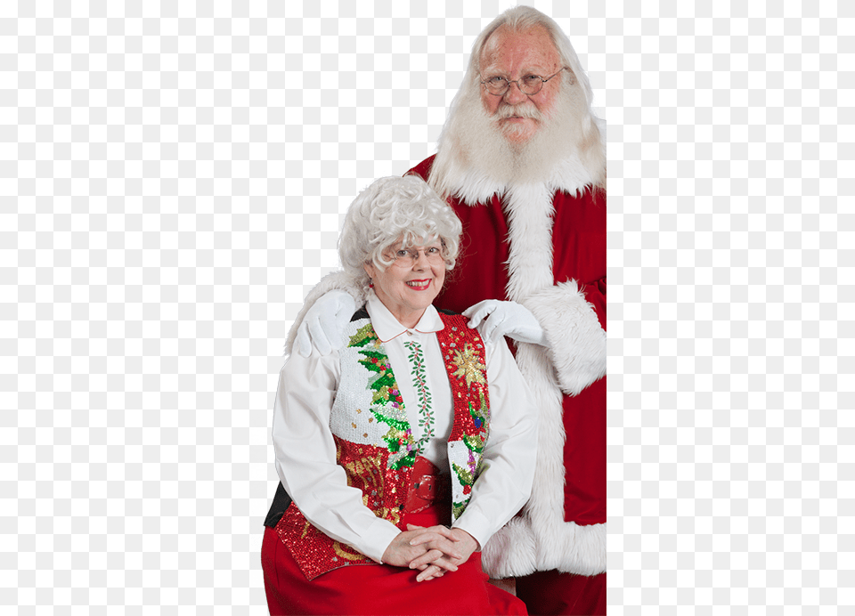 Santa And Mrs Claus Santa Claus, Adult, Wedding, Person, Woman Free Transparent Png