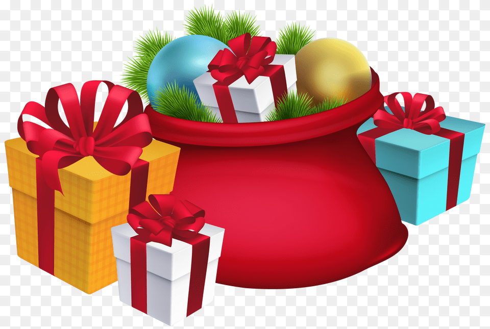 Santa Bag Clipart Clip Art Images Free Png Download