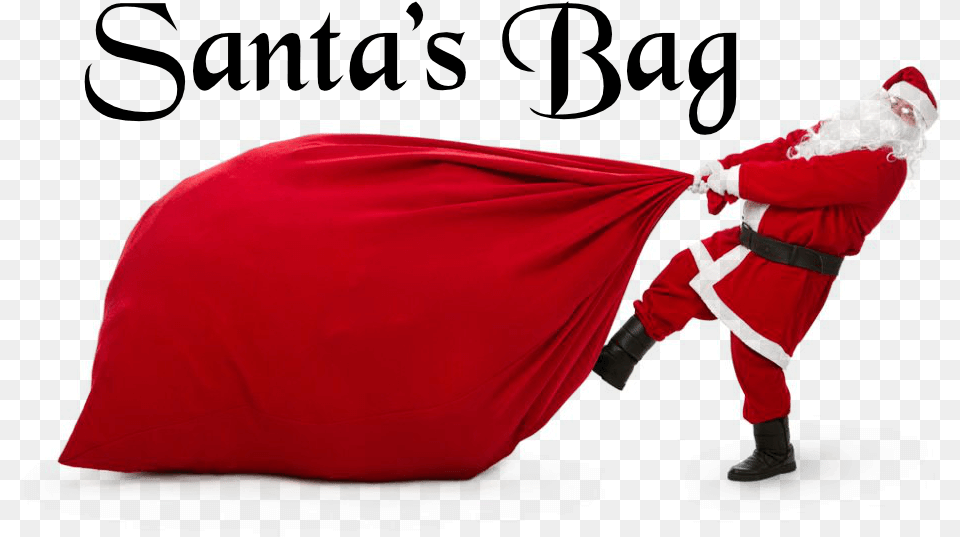 Santa Bag Santa With Big Bag, Person, Bullfighter, Animal, Bull Png