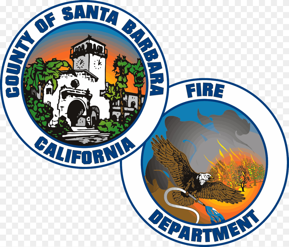 Santa Barbara County Fire Department Logo, Emblem, Symbol, Architecture, Building Png Image
