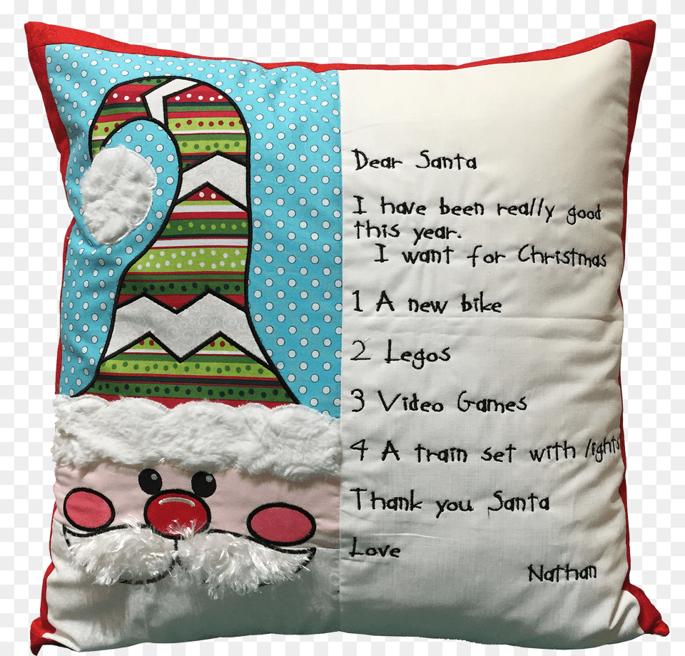 Santa Boots Letter To Santa Embroidery Design, Cushion, Home Decor, Pillow, Diaper Free Png