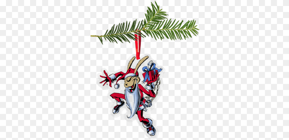 Santa Bunny Ornament Illustration, Plant, Tree, Accessories, Christmas Free Transparent Png