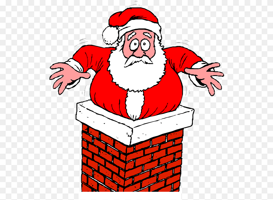 Santa Can T Fit Down The Chimney, Brick, Baby, Person, Face Png