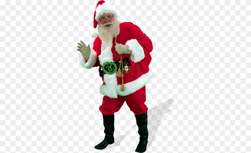 Santa Caught On Tape Santa Caught, Adult, Male, Man, Person Png Image