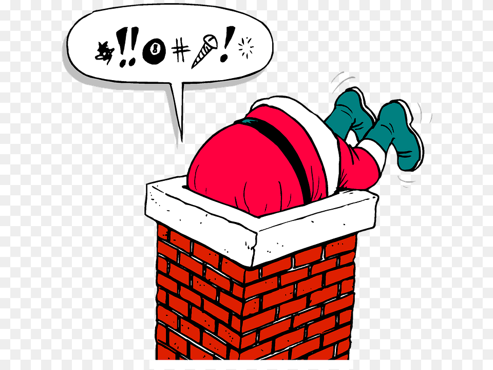 Santa Chimney Hd Santa Chimney Hd Images, Brick, Baby, Person, Book Png