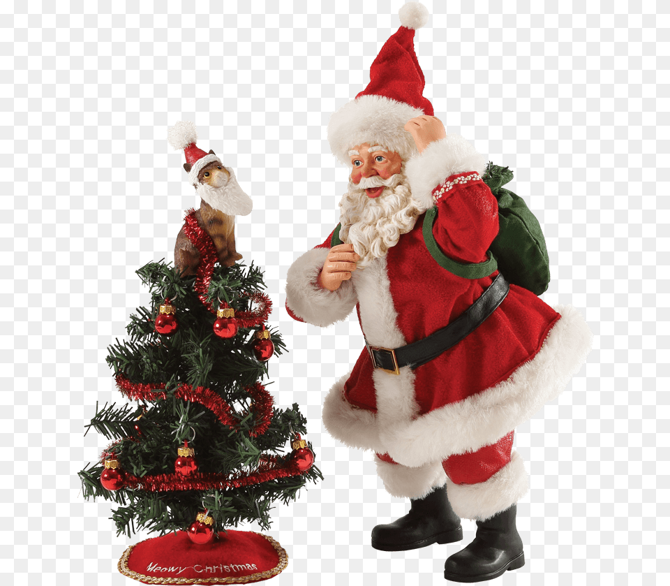 Santa Christmas Figurine By Possible Dreams, Baby, Person, Christmas Decorations, Festival Free Png Download