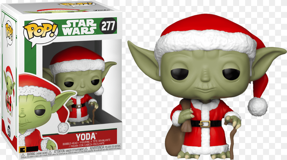 Santa Christmas Holiday Vinyl Figure Chewbacca Christmas Funko Pop, Elf, Plush, Toy, Face Free Png Download
