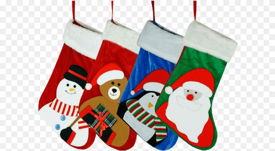 Santa Christmas Stockings Clipart Christmas Stocking, Clothing, Hosiery, Christmas Decorations, Festival Png Image
