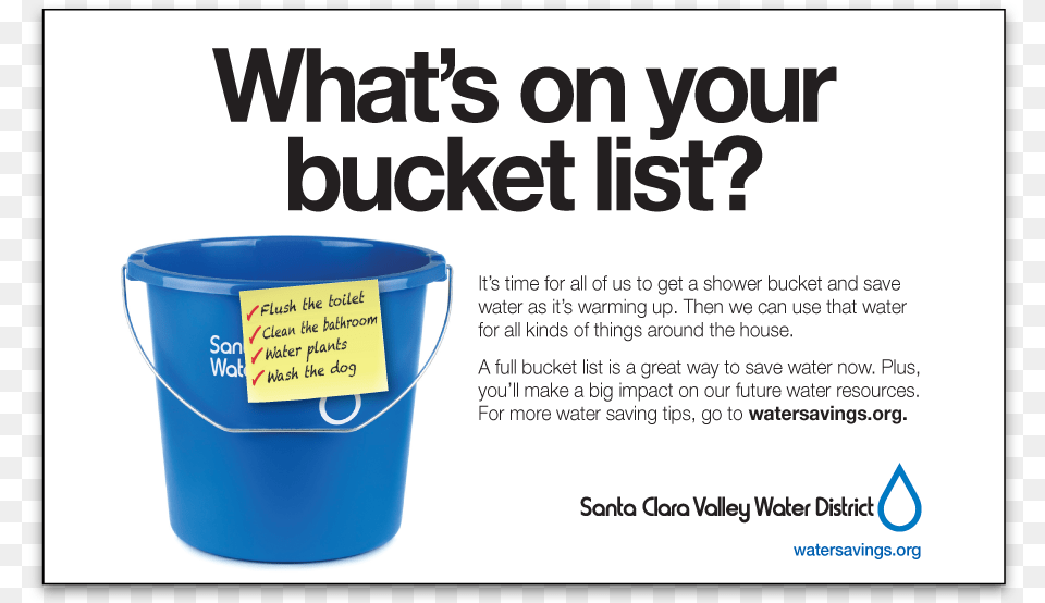 Santa Clara Valley Water District Bucket List Target Ticket, Cup, Disposable Cup Free Transparent Png