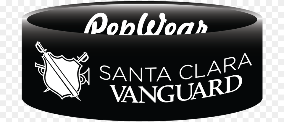 Santa Clara Vanguard Wristband Bracelet, Logo, Weapon, Text Free Png Download