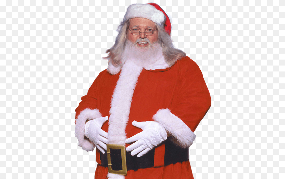 Santa Claus, Clothing, Glove, Adult, Male Free Transparent Png