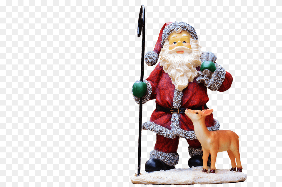 Santa Claus Figurine, Baby, Person, Face Png