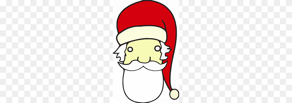 Santa Claus Head, Person, Face, Clothing Free Png