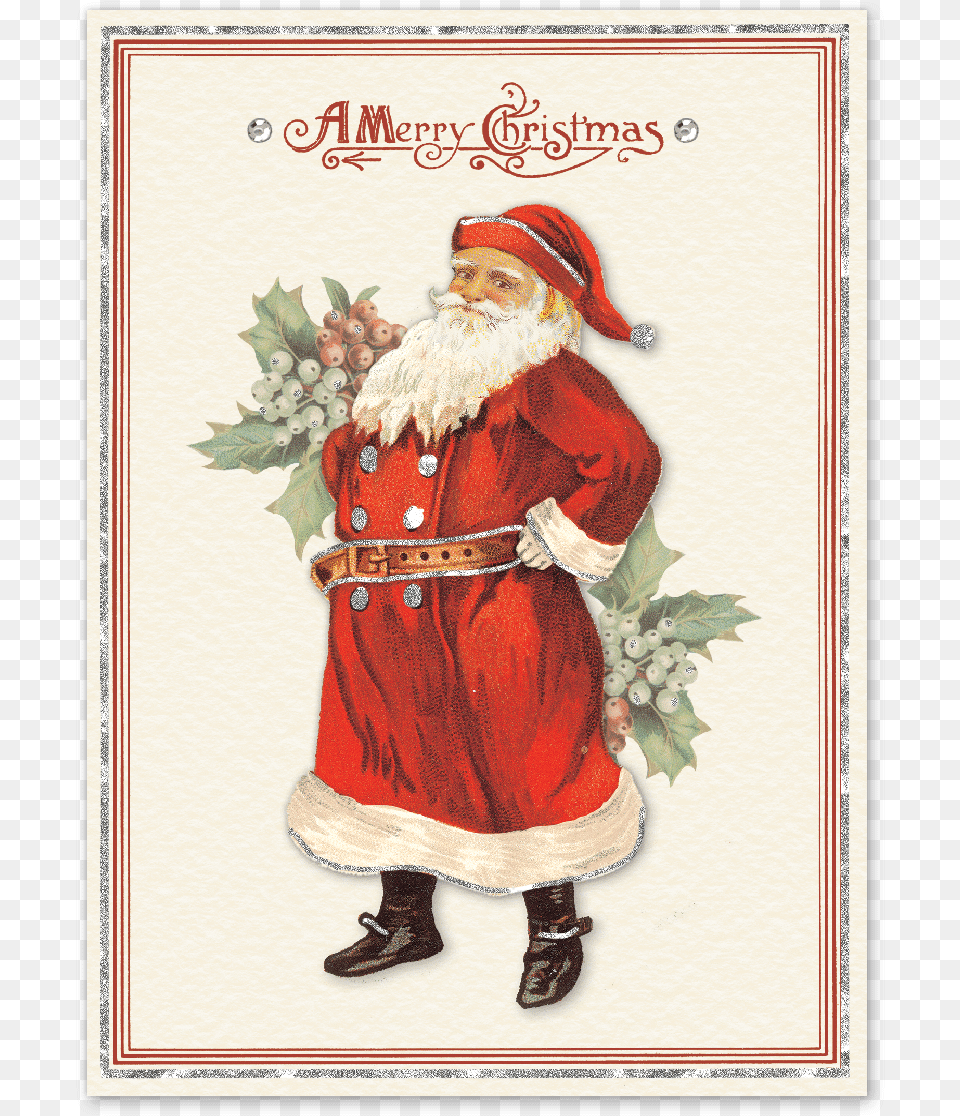 Santa Claus, Greeting Card, Envelope, Mail, Person Png Image