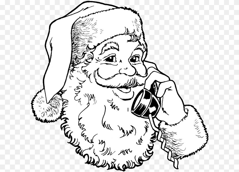 Santa Claus, Art, Adult, Drawing, Person Free Transparent Png