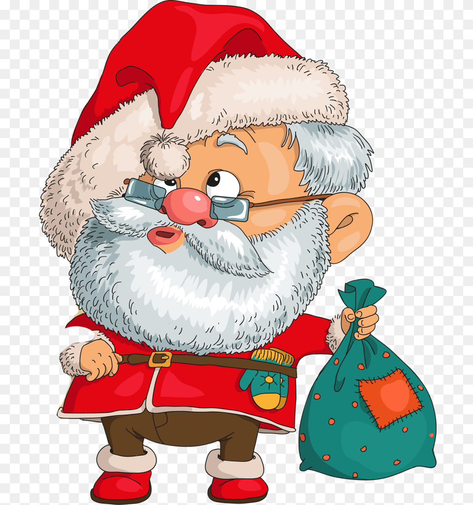 Santa Claus, Baby, Person, Face, Head Free Transparent Png