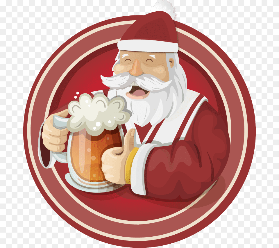 Santa Claus, Cup, Baby, Person, Face Free Png