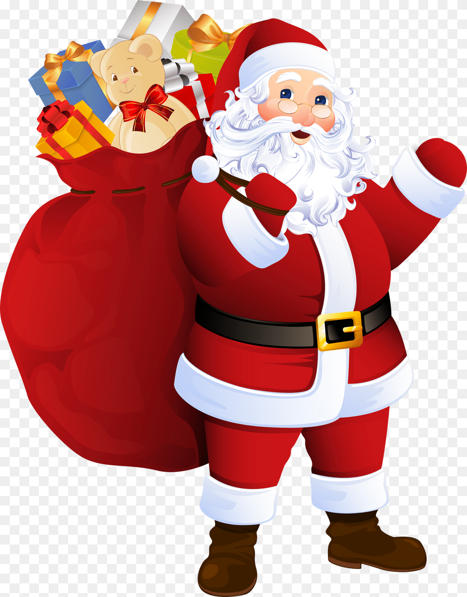 Santa Claus, Elf, Baby, Person, Face Free Png Download