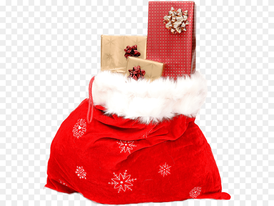 Santa Claus Bag, Accessories, Handbag Free Png