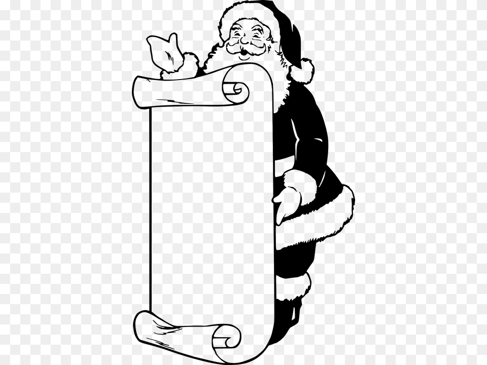 Santa Claus Board, Person, Face, Head, Text Free Transparent Png