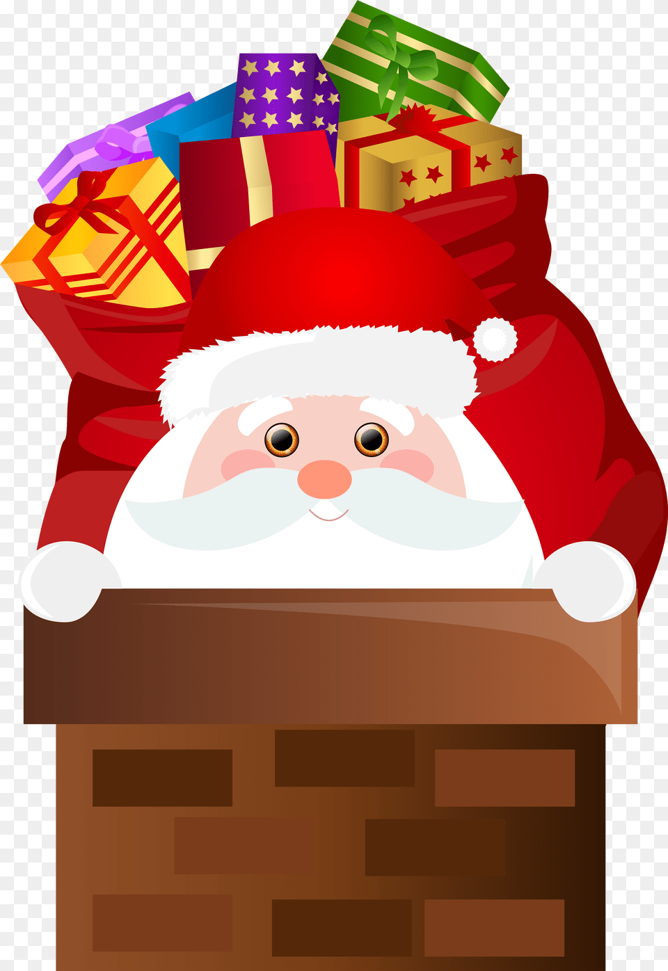 Santa Claus Christmas Clip Art Santa Claus Chimney Santa Claus, Elf Free Transparent Png