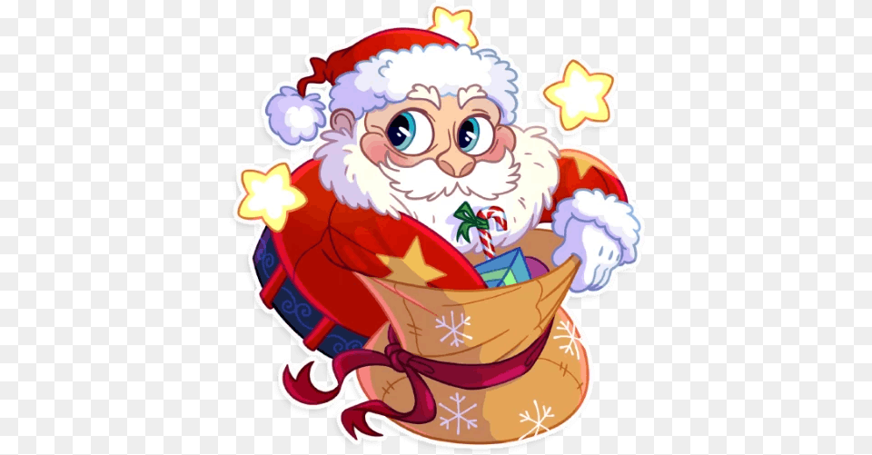 Santa Claus Christmas Day Drawing Cartoon, Food, Ketchup Free Transparent Png