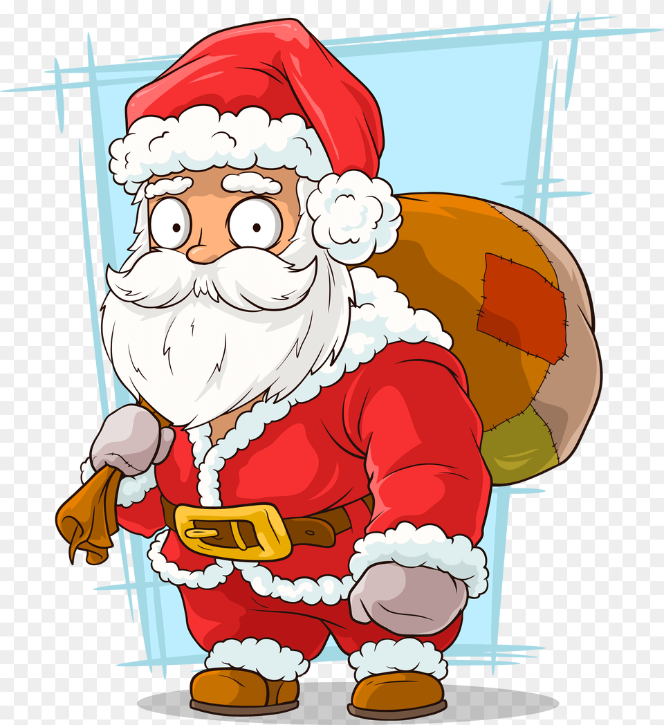 Santa Claus Christmas Illustration Santa Claus Cartoon Funny, Baby, Person, Face, Head Png