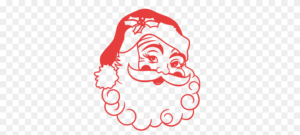 Santa Claus Christmas Svg Cut File Scrapbook Cut File Cricut, Cutlery, Baby, Person, Spoon Free Transparent Png