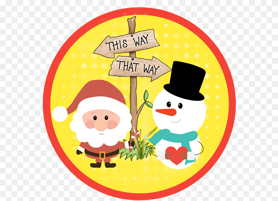 Santa Claus Christmas Winter Cap Trim Snowman Transparent Winter Clipart, Nature, Outdoors, Snow, Baby Free Png Download
