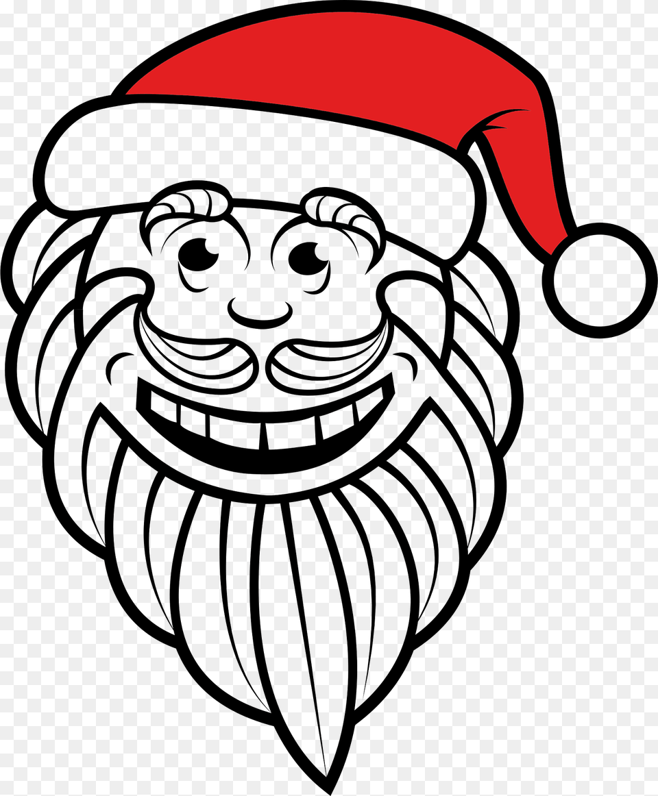 Santa Claus Clipart, People, Person, Face, Head Png