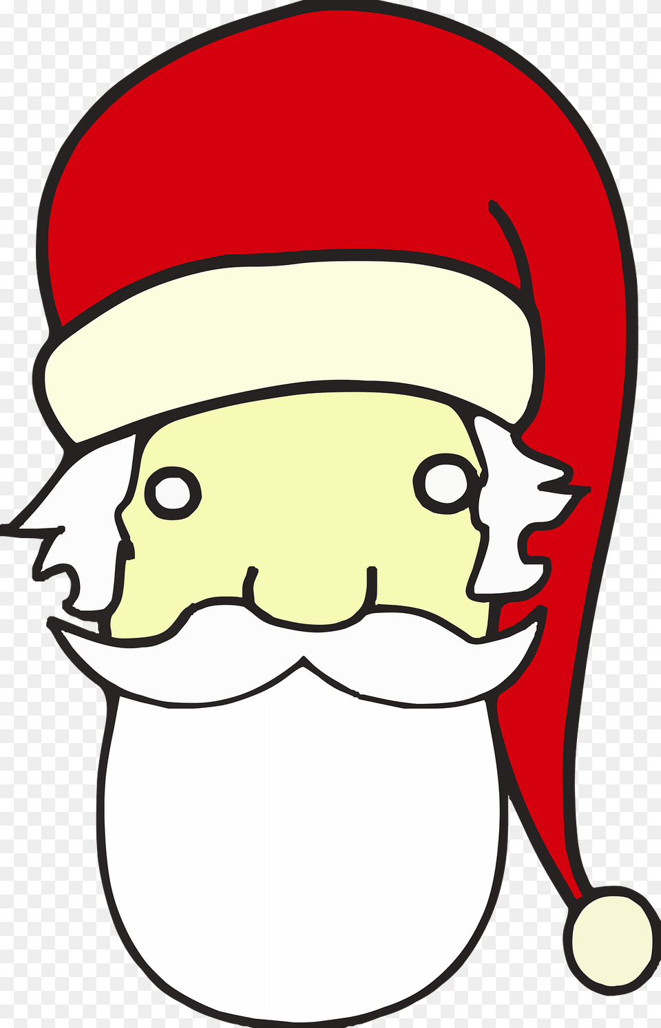 Santa Claus Clipart, Baby, Person, Head, Face Free Png