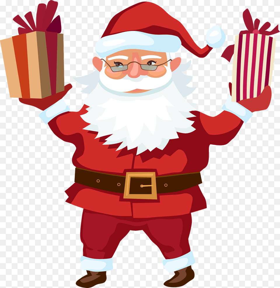 Santa Claus Clipart, Baby, Person, Elf, Face Png Image