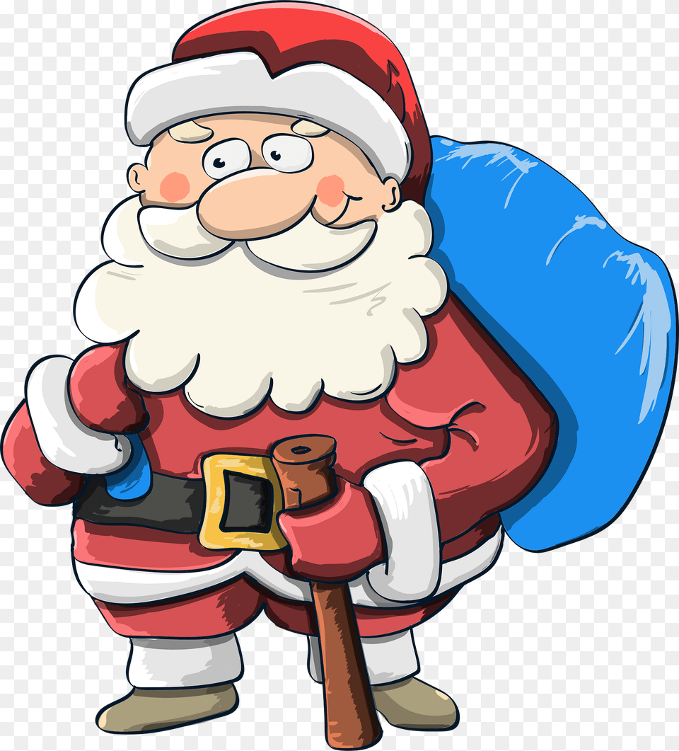 Santa Claus Clipart, People, Person, Baby, Face Png Image