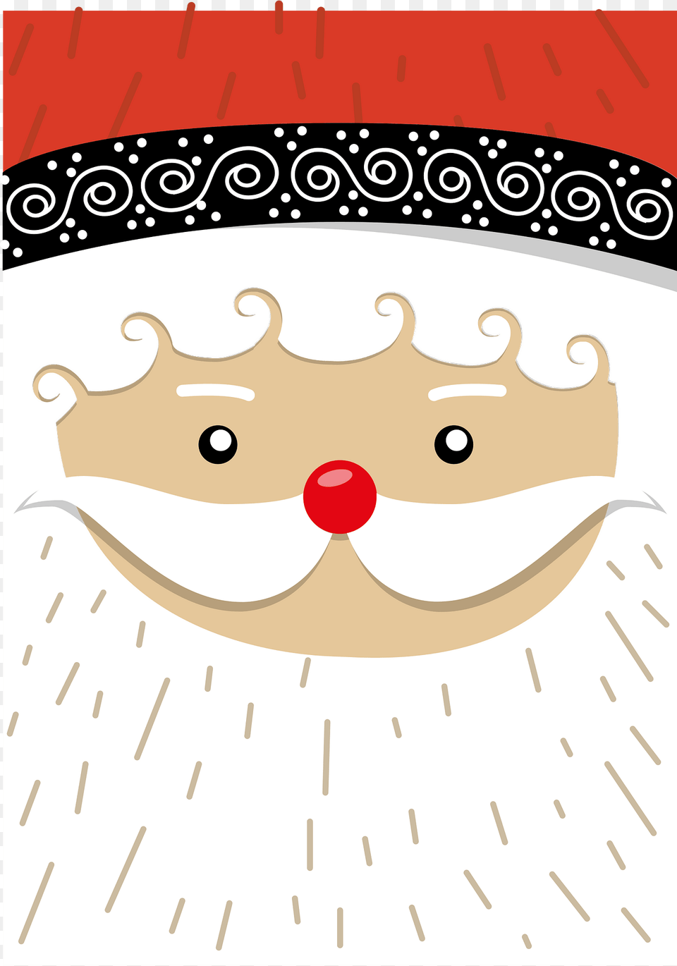 Santa Claus Clipart, Head, Person, Face, Mammal Free Transparent Png