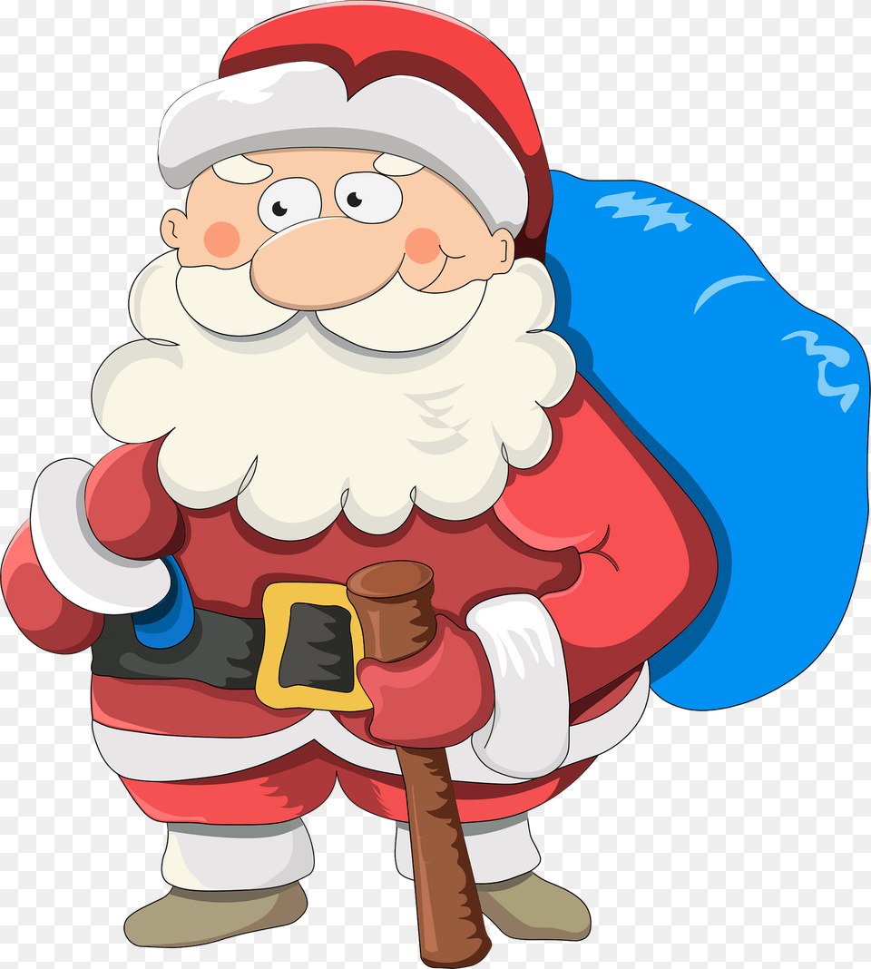 Santa Claus Clipart, Baby, Person, Face, Head Free Png Download