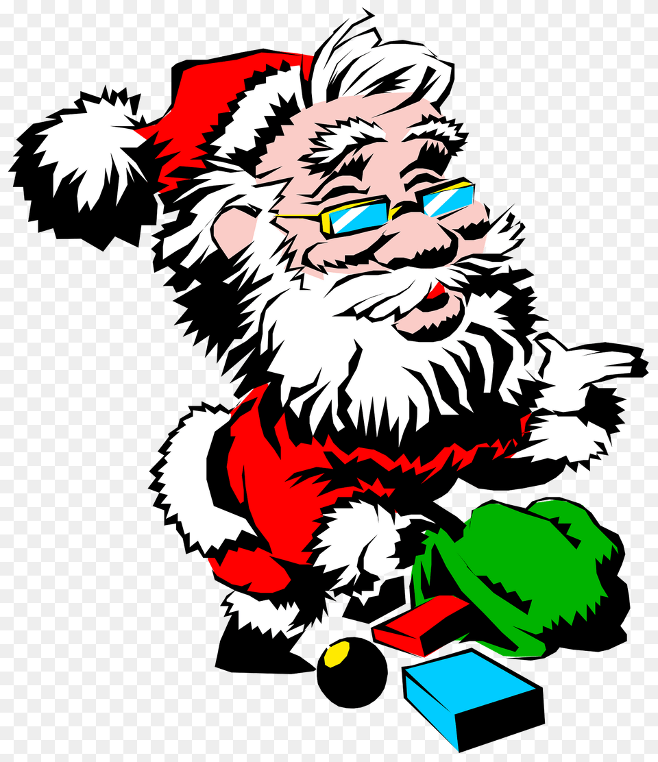 Santa Claus Clipart, Art, Book, Comics, Publication Free Png