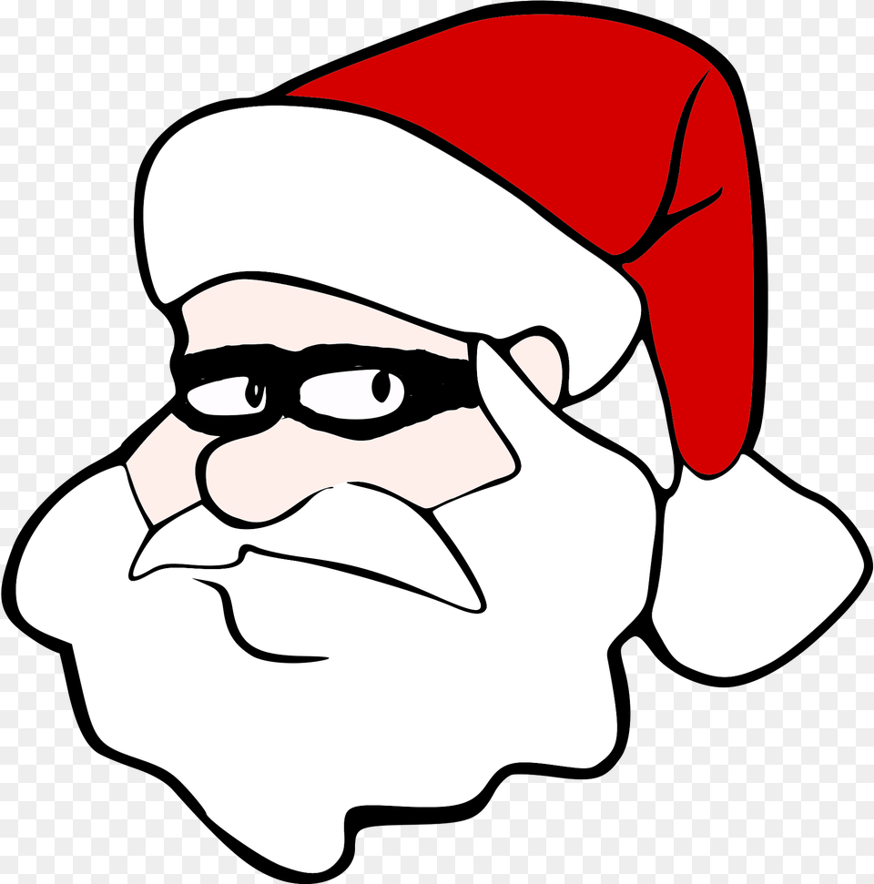 Santa Claus Clipart, Baby, Person, Head, Face Png Image