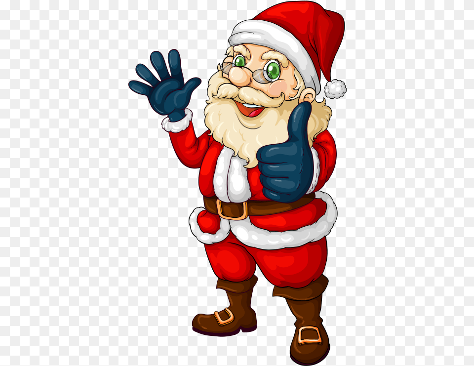 Santa Claus Clipart Santa With Christmas Tree, Baby, Person, Face, Head Free Transparent Png