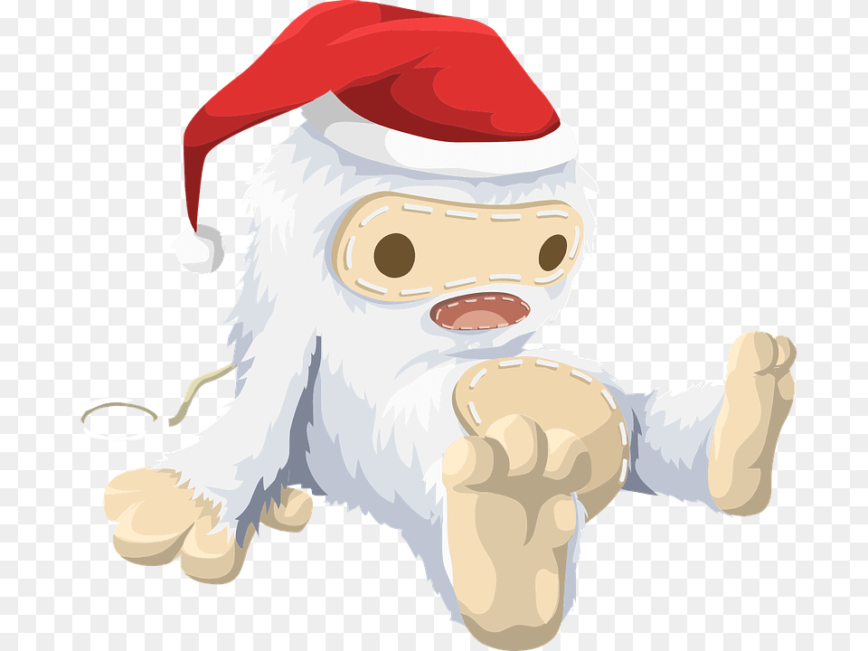 Santa Claus Creature, Elf, Baby, Person, Face Free Png Download