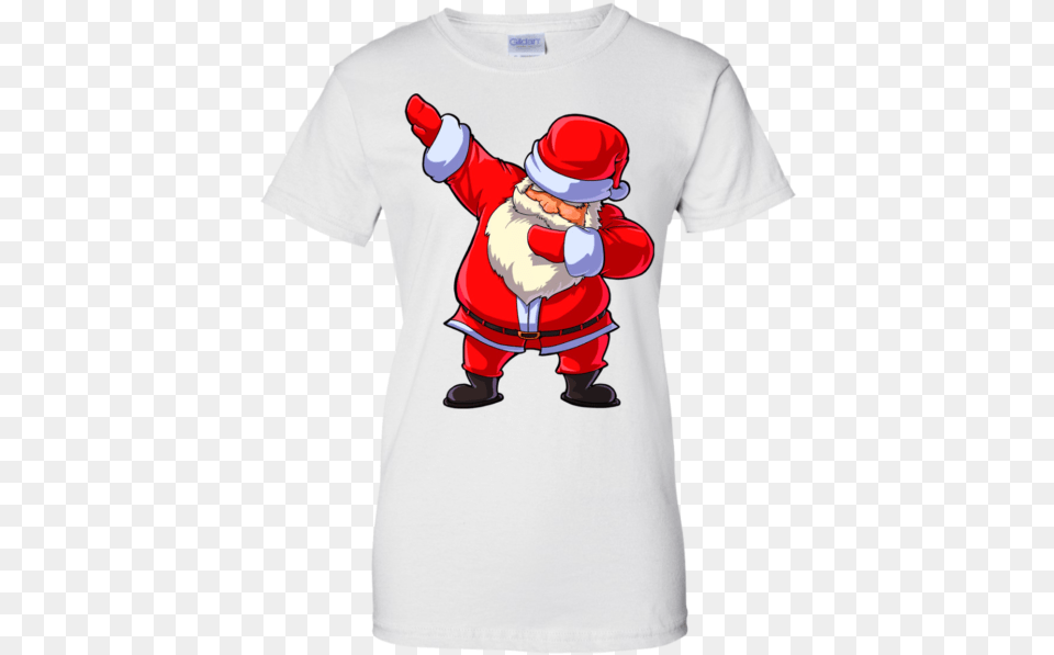 Santa Claus Dabbing Christmas Shirt Sweatshirt Santa Claus Clipart Dab, Clothing, T-shirt, Baby, Person Free Transparent Png