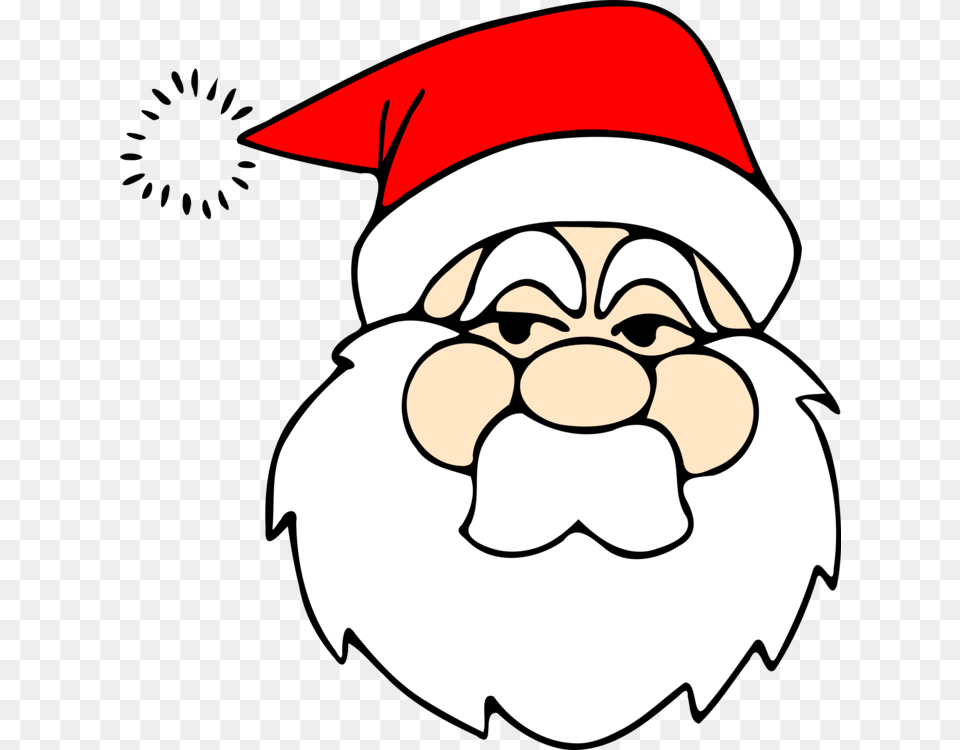 Santa Claus Drawing Christmas, People, Person, Baby, Face Free Png