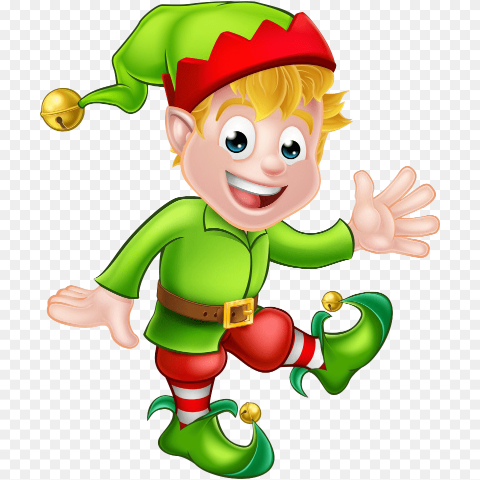Santa Claus Elf Clipart Elf Transparent Background, Baby, Person, Face, Head Free Png Download