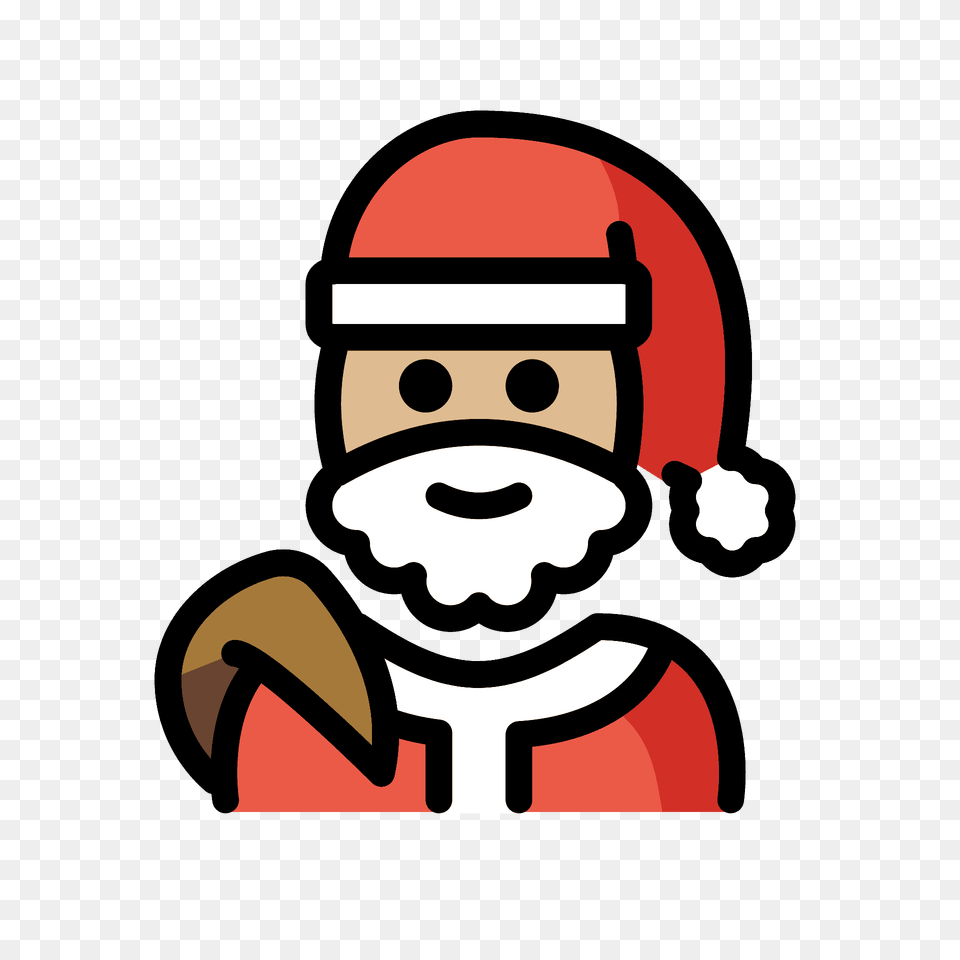 Santa Claus Emoji Clipart, Baby, Person, American Football, Football Free Png Download