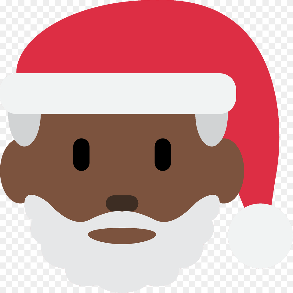 Santa Claus Emoji Clipart, Cream, Dessert, Food, Ice Cream Png