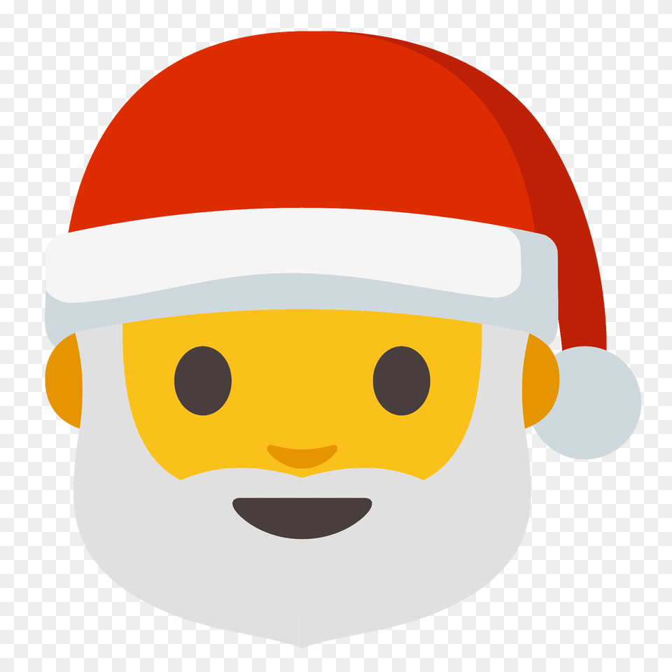 Santa Claus Emoji Clipart, Helmet, Clothing, Hardhat, American Football Png