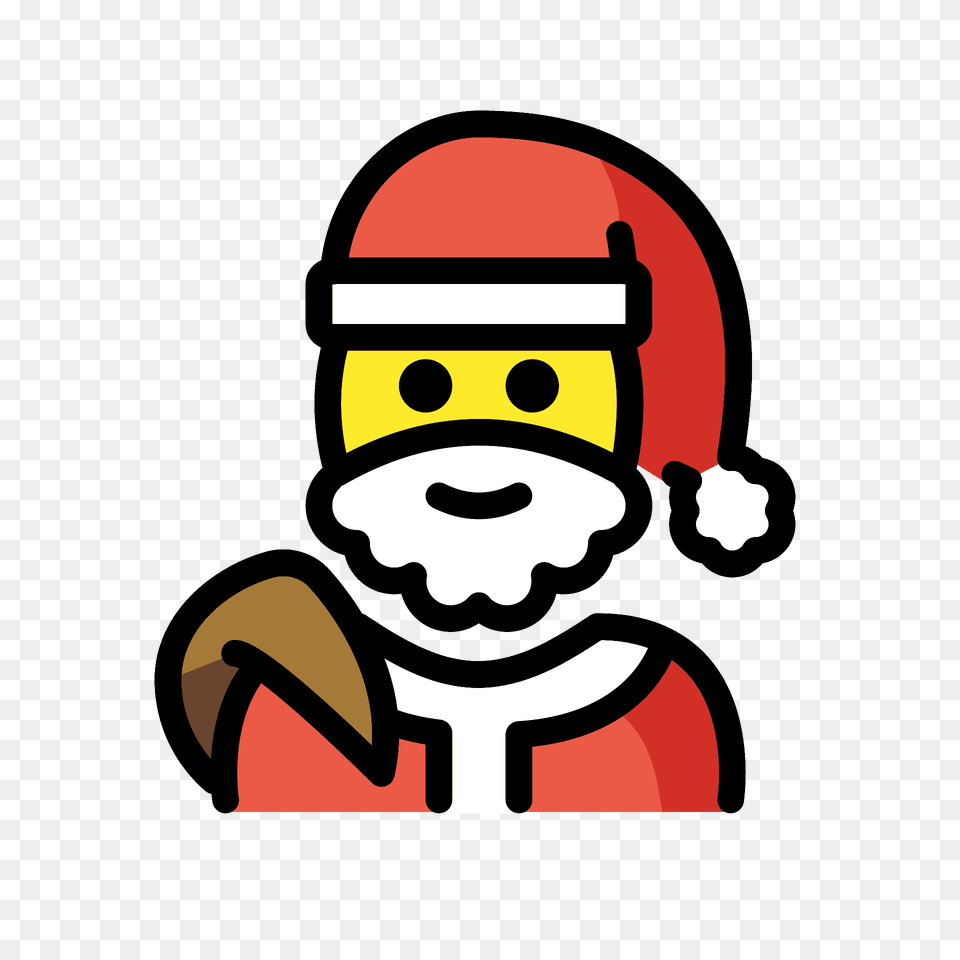 Santa Claus Emoji Clipart, Baby, Person, Face, Head Free Png Download
