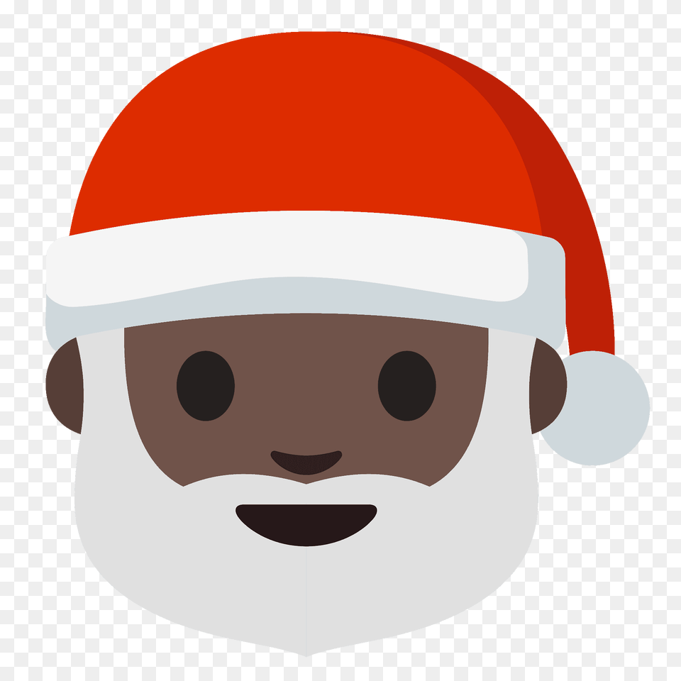Santa Claus Emoji Clipart, Helmet, Clothing, Hardhat, Crash Helmet Free Png